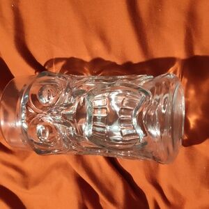 Tiki face glass